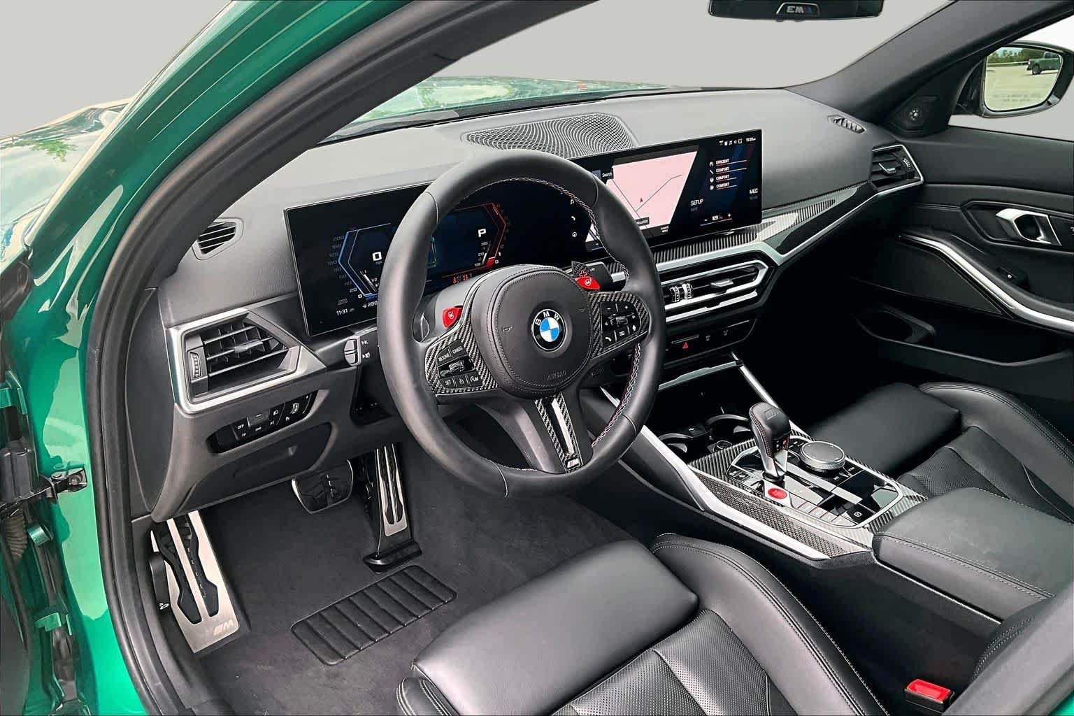 Used 2024 Isle of Man Green Metallic BMW Competition image 16