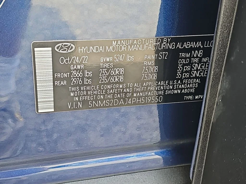 Used 2023 Blue Hyundai SEL image 42