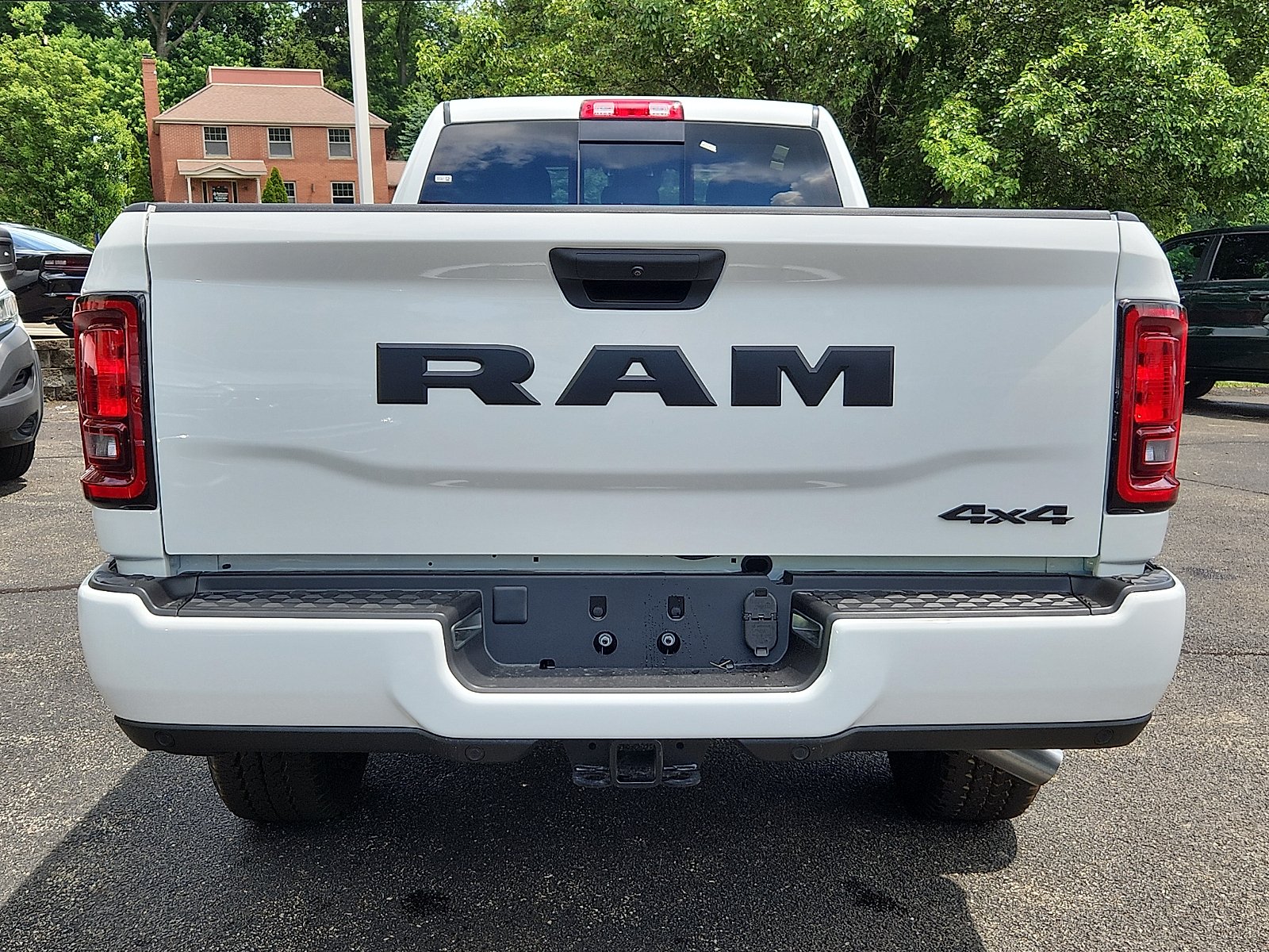 New 2026 Bright White Clear-Coat Exterior Paint RAM Black Express Crew Cab 4x4 8" Box image 5