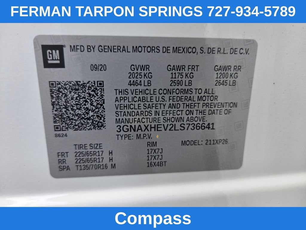 Used 2020 SUMMIT WHITE Chevrolet LS image 24