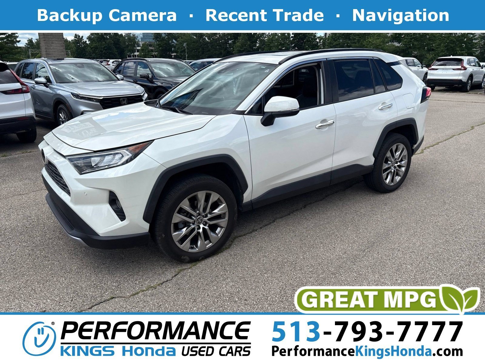 Used 2021 Blizzard Pearl Toyota Limited image 1