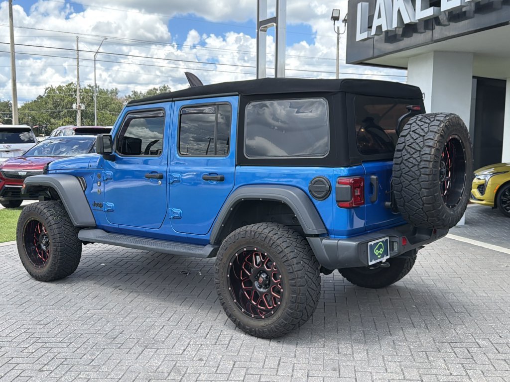 Used 2024 Blue Jeep 4-Door Sport S 4x4 image 4