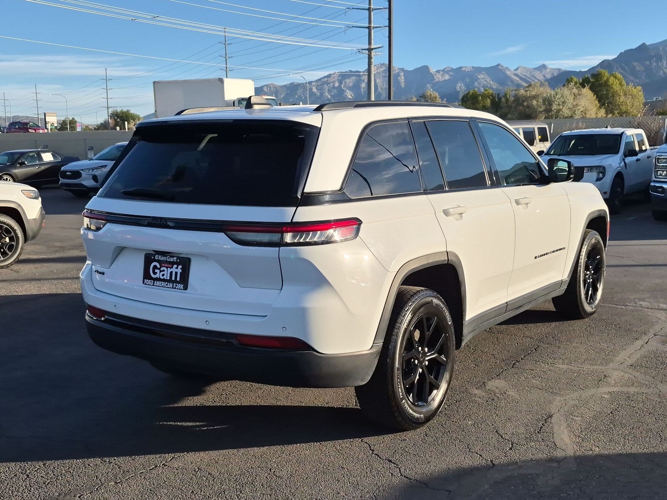 Used 2025 Bright White Clearcoat Jeep Altitude image 3