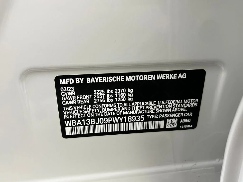 Certified Used 2023 Mineral White Metallic BMW 530i xDrive image 29