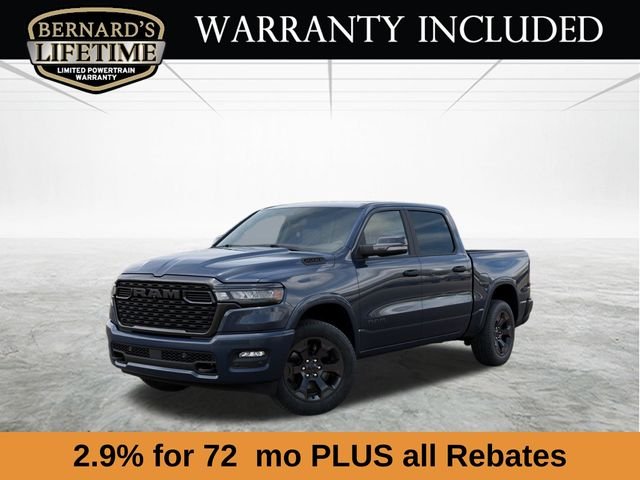 New 2026 Forged Blue Metallic Exterior Paint RAM Big Horn image 1