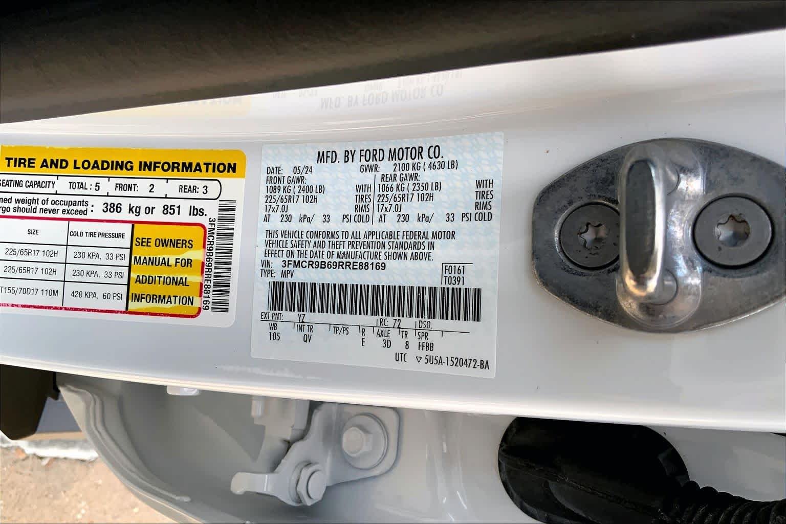 Used 2024 Oxford White Ford Big Bend image 34