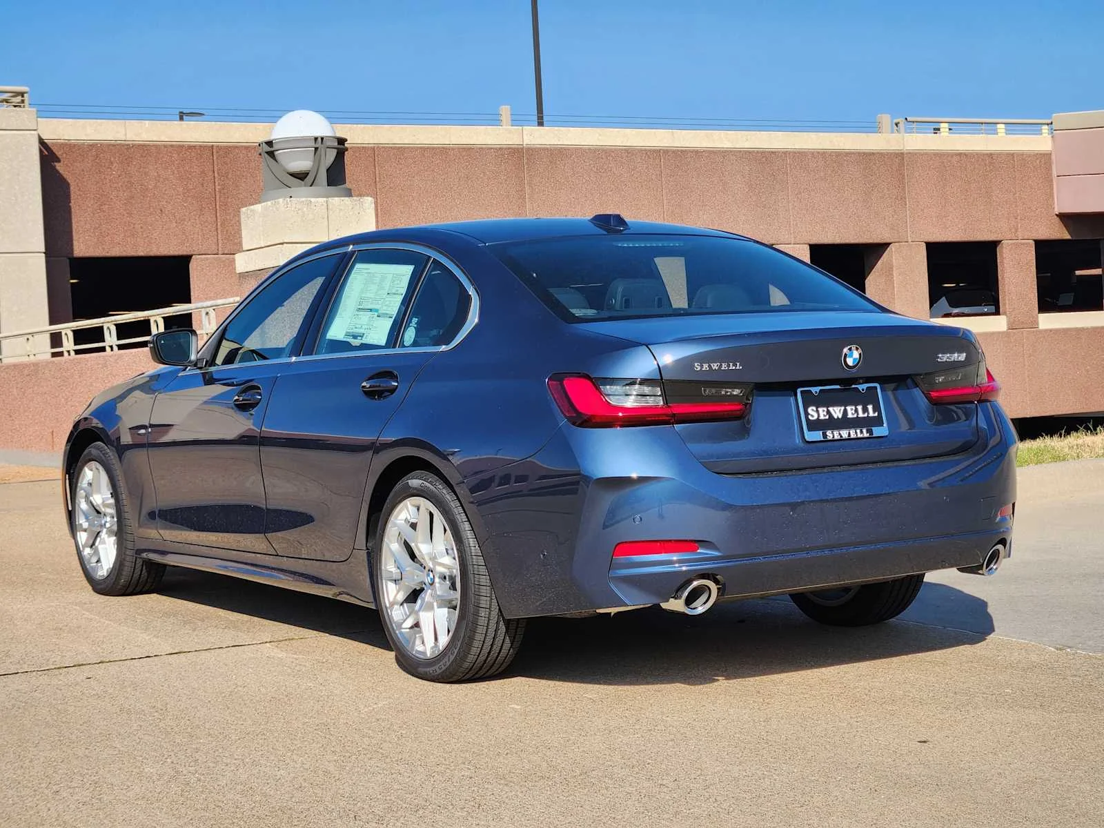 New 2026 Arctic Race Blue metallic BMW 330i NA image 3