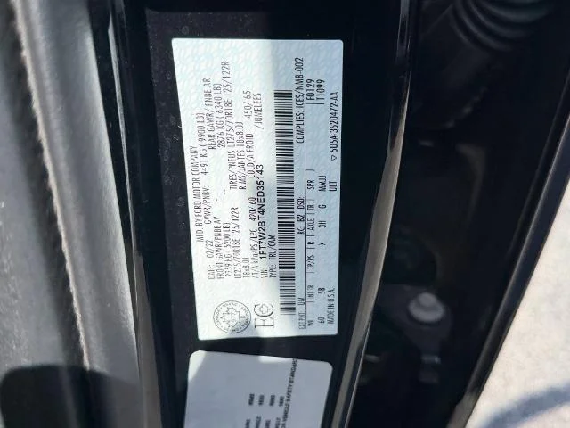 Used 2022 Agate Black Metallic Ford Lariat image 58