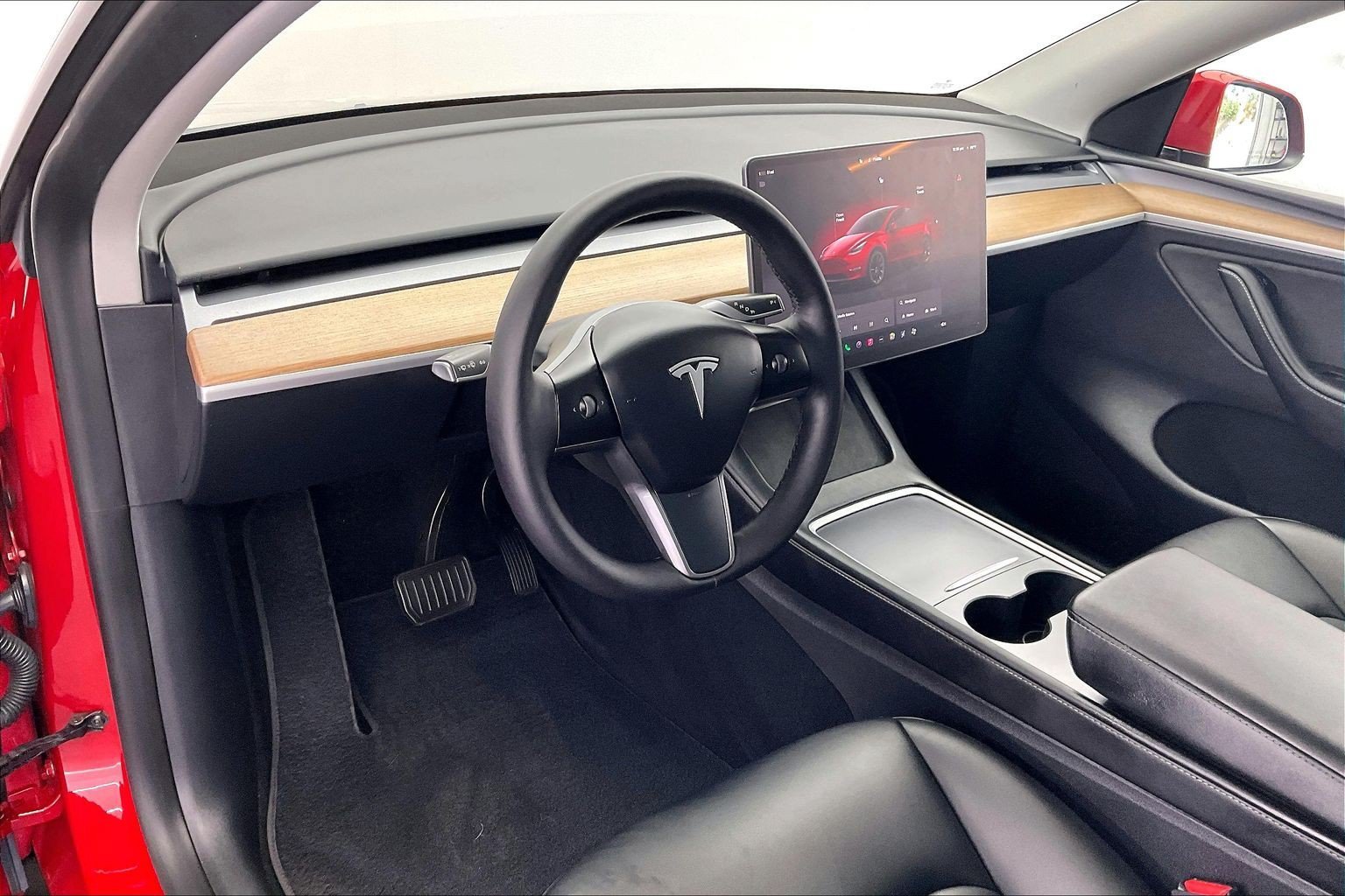 Used 2023 Red Multi-Coat Tesla Long Range image 13