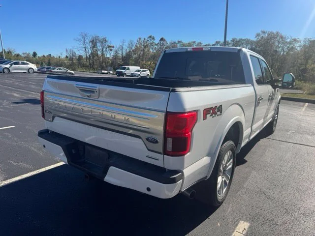Used 2019 White Platinum Clearcoat Metallic Ford Platinum image 3
