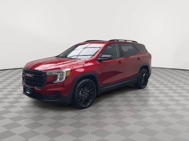 Used 2024 Volcanic Red Tintcoat GMC SLT image 39