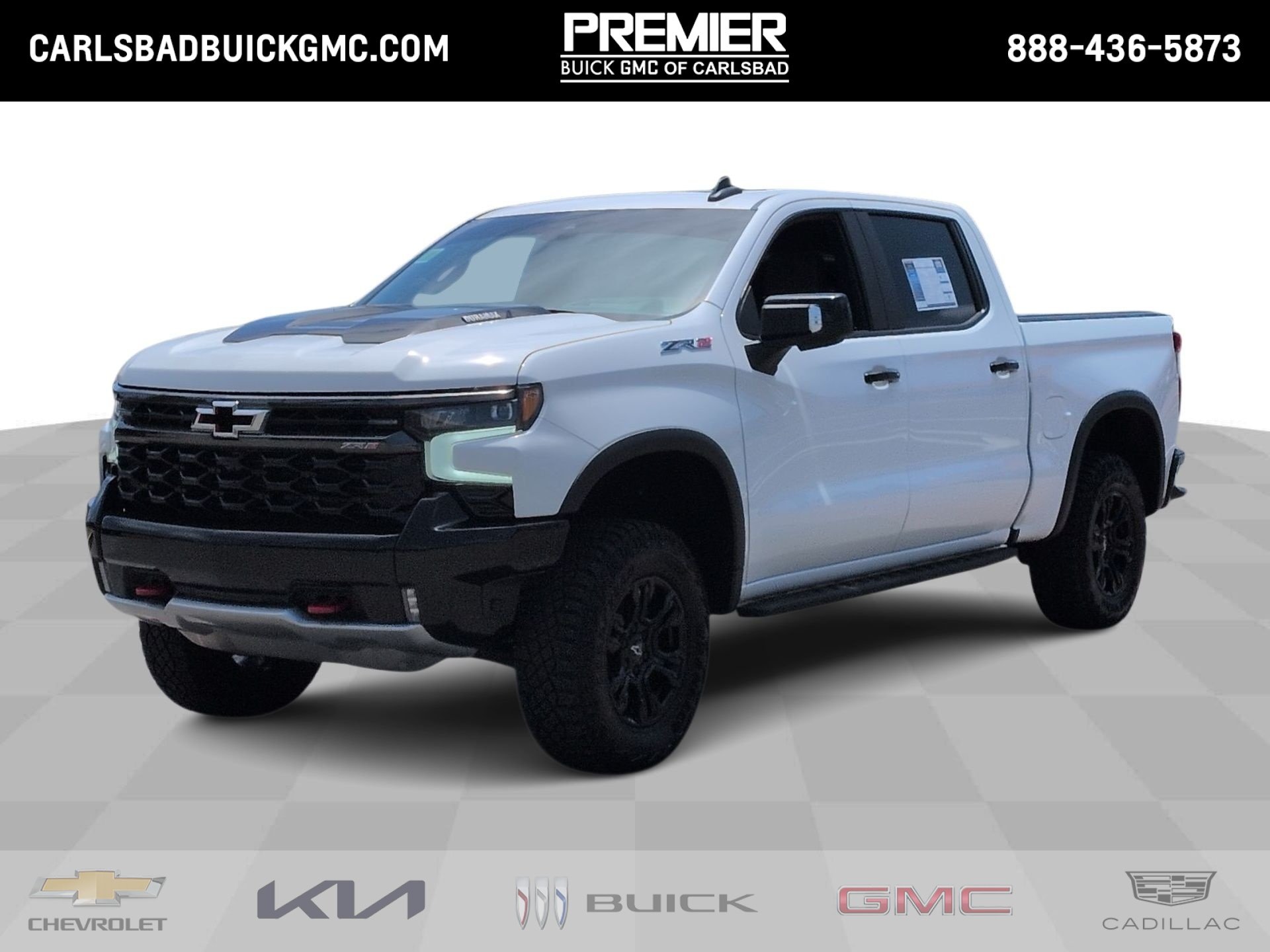 Summit White 2024 Chevrolet Silverado 1500 Pickup Truck Four-Wheel Drive