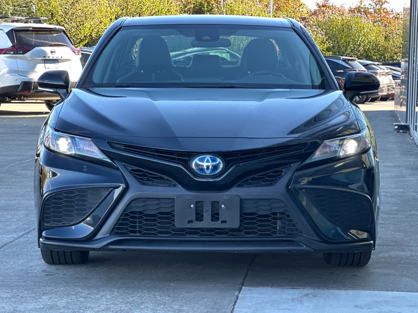 Used 2023 Midnight Black Metallic Toyota SE image 9