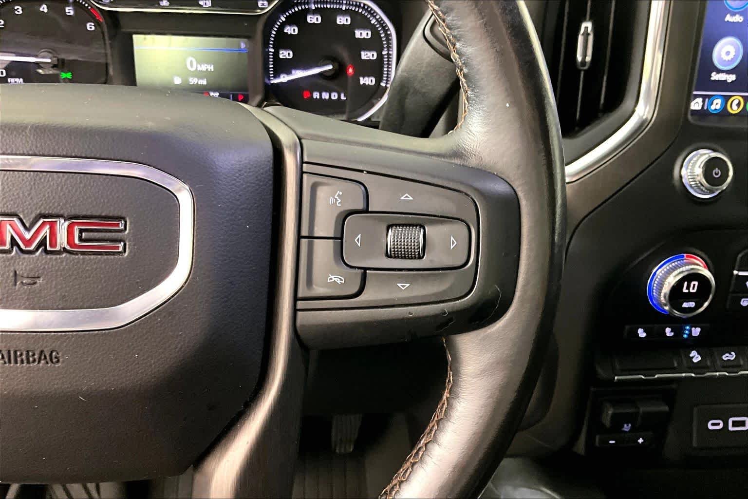 Used 2021 EBONY TWILIGHT METALLIC GMC AT4 image 24