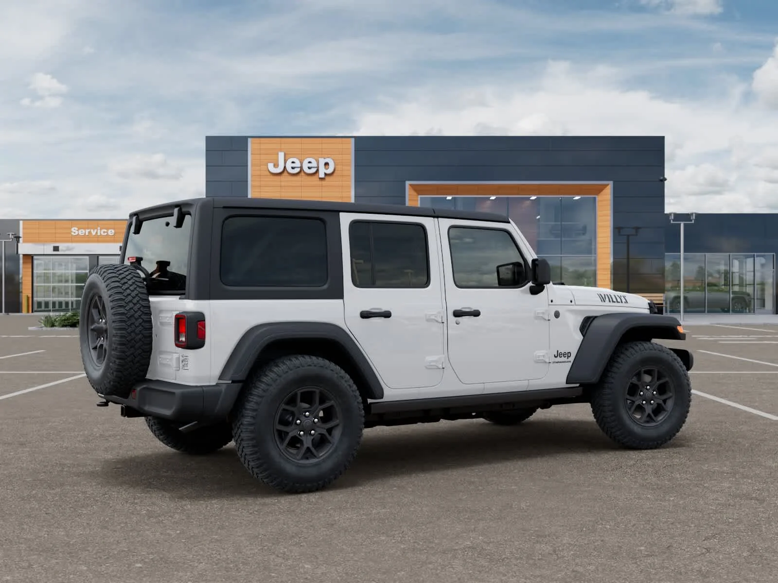 New 2026 Bright White Clearcoat Jeep Willys image 4