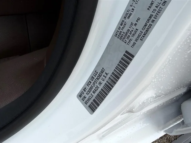 New 2026 Bright White Clear-Coat Exterior Paint RAM Laramie image 24