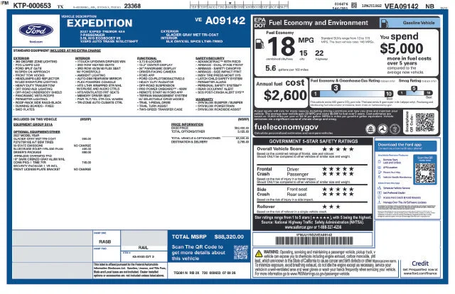 New 2027 Glacier Gray Metallic Tri-Coat Ford Tremor® image 4
