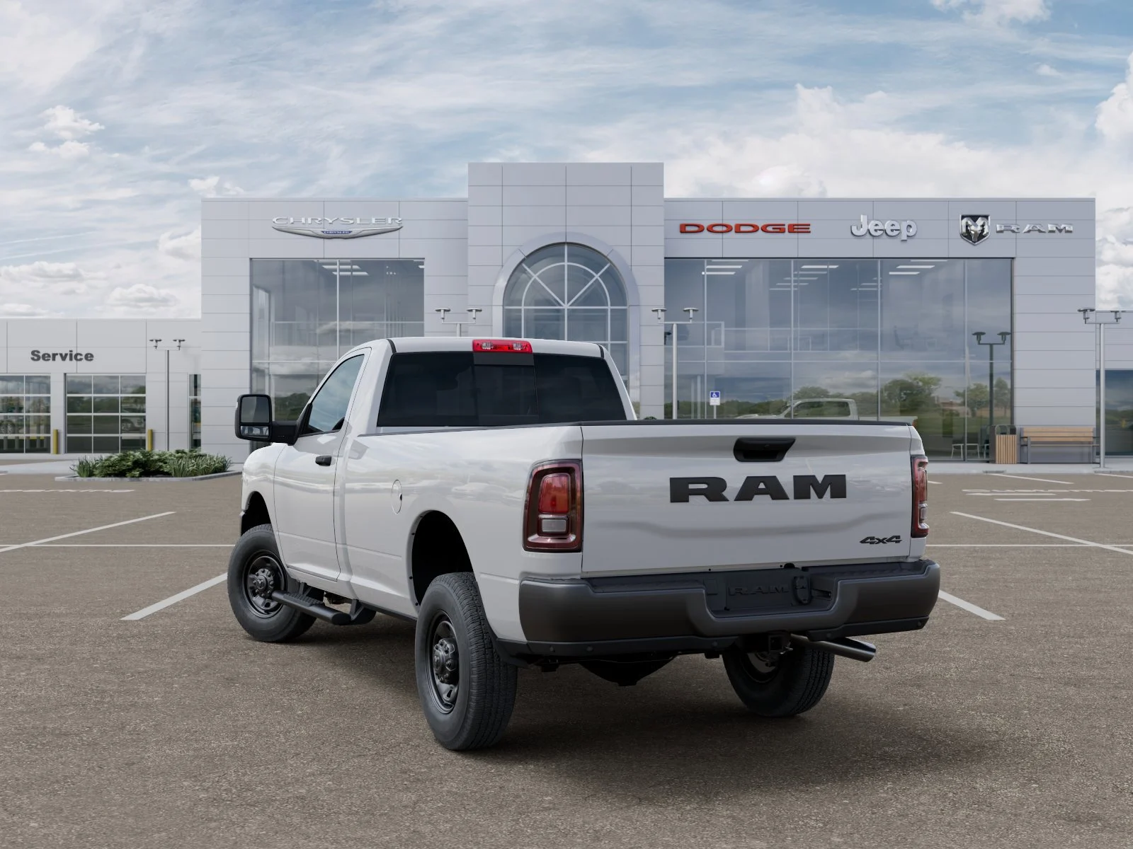 New 2026 Bright White Clear-Coat Exterior Paint RAM Tradesman image 3