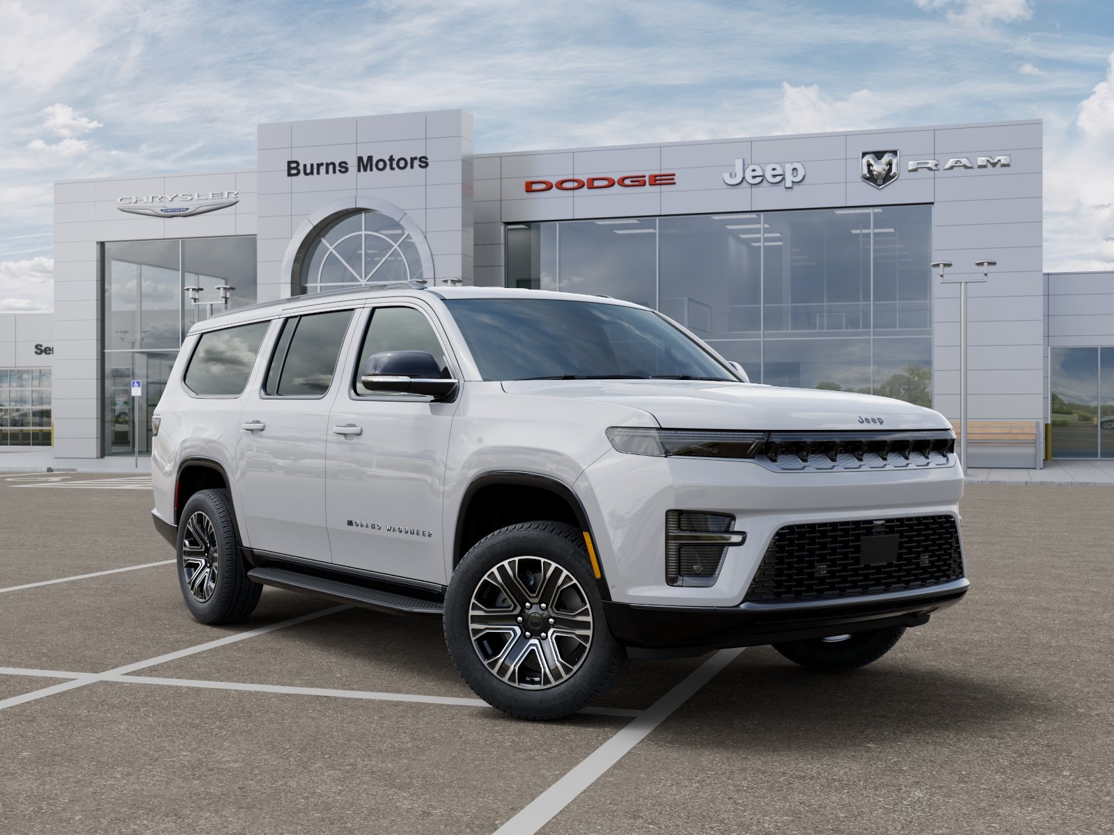 New 2026 Bright White Clear-Coat Exterior Paint Jeep 4x2 image 31