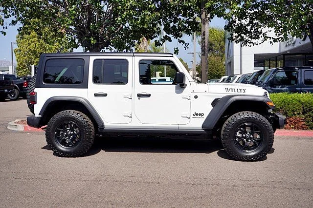 New 2026 Bright White Clear-Coat Exterior Paint Jeep Willys image 7