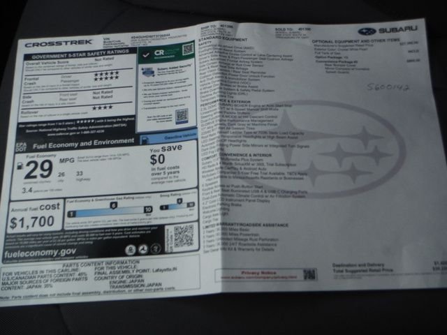 Certified Used 2026 White Subaru Premium image 32
