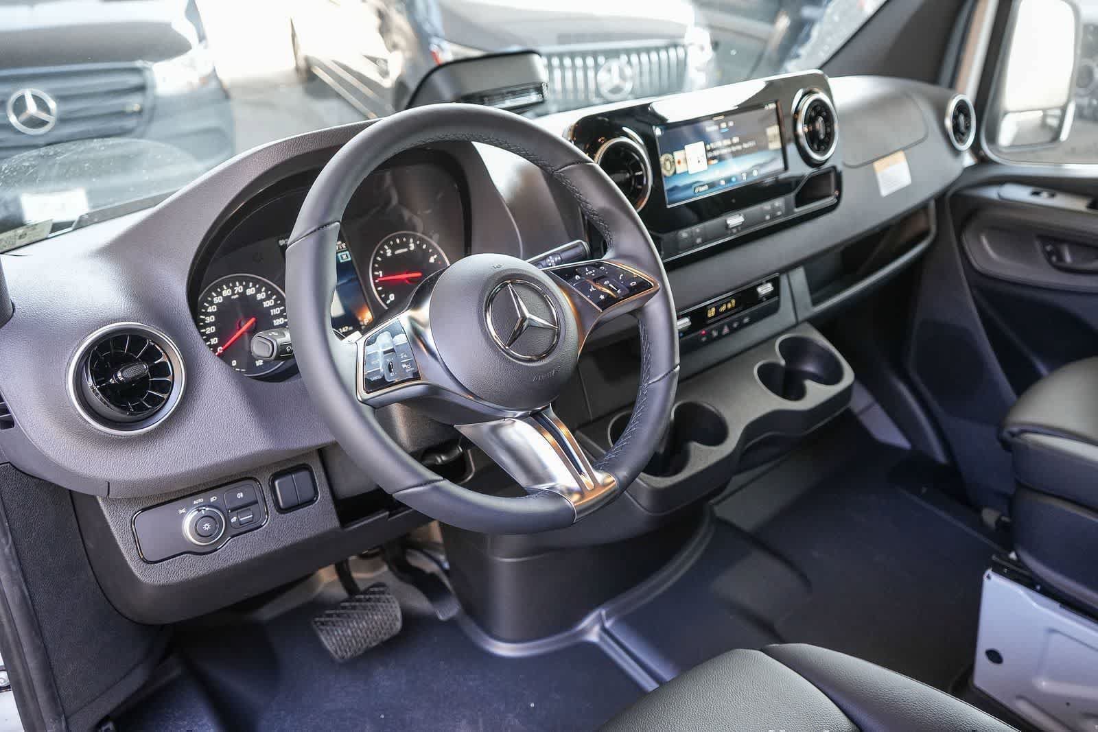 New 2026 Arctic White Mercedes-Benz Cargo 144WB High Roof RWD 2.0L I4 Diesel Turbo HO image 13