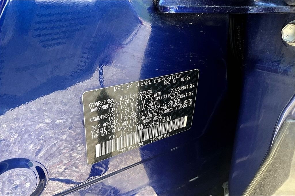 Used 2025 Sapphire Blue Pearl Subaru Sport image 18