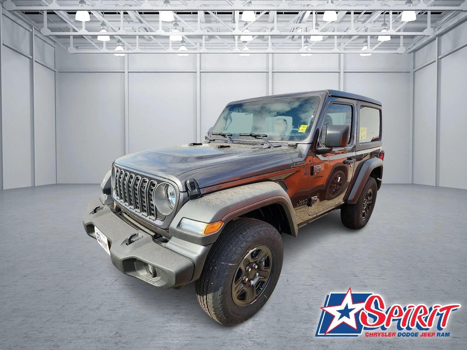 New 2026 Gray Jeep 2-DOOR SPORT image 1