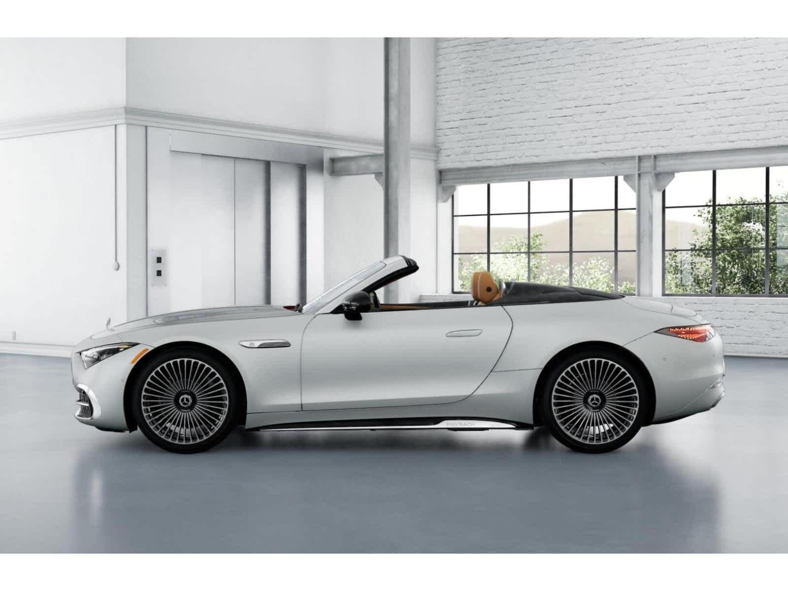 New 2027 MANUFAKTUR Moonlight White Magno Mercedes-Benz Maybach SL 680 Monogram Series image 33