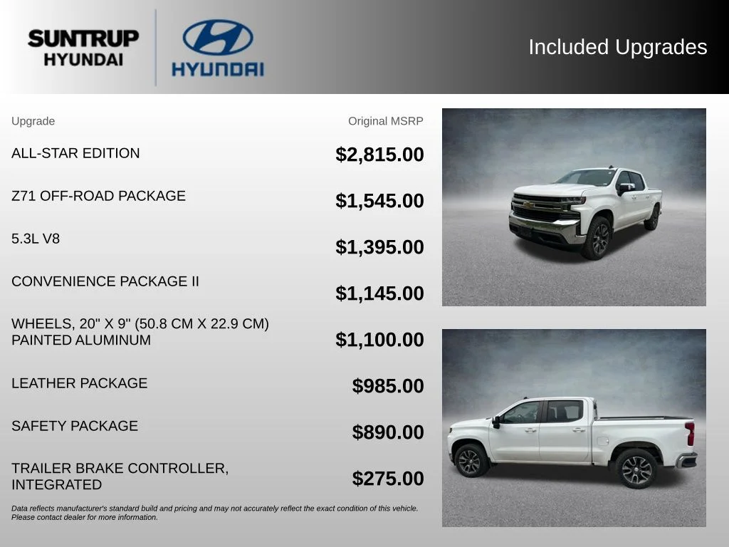 Used 2020 Summit White Chevrolet LT image 2
