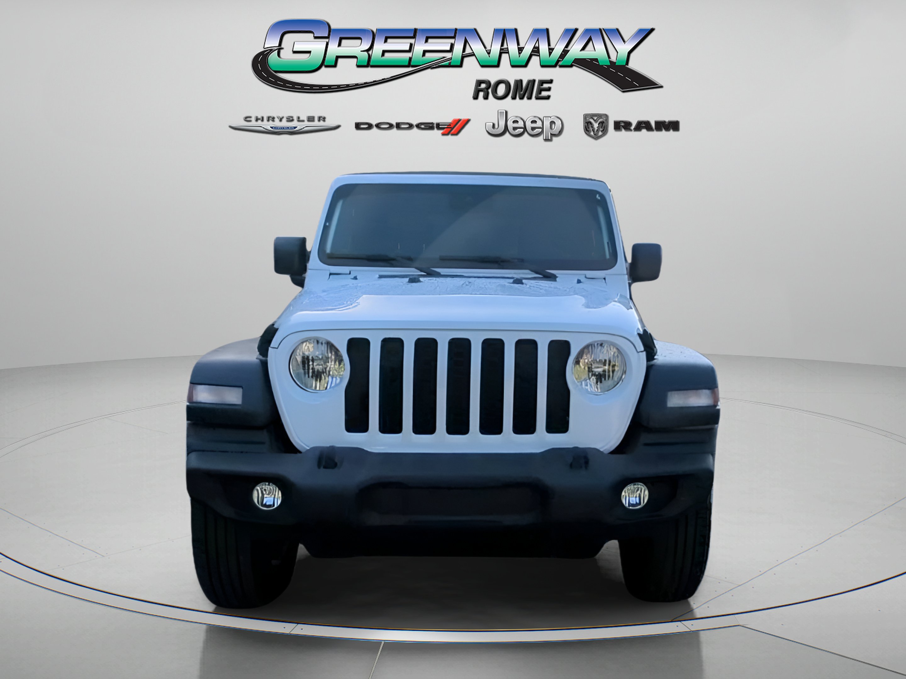 Used 2024 Bright White Clearcoat Jeep Sport S image 6