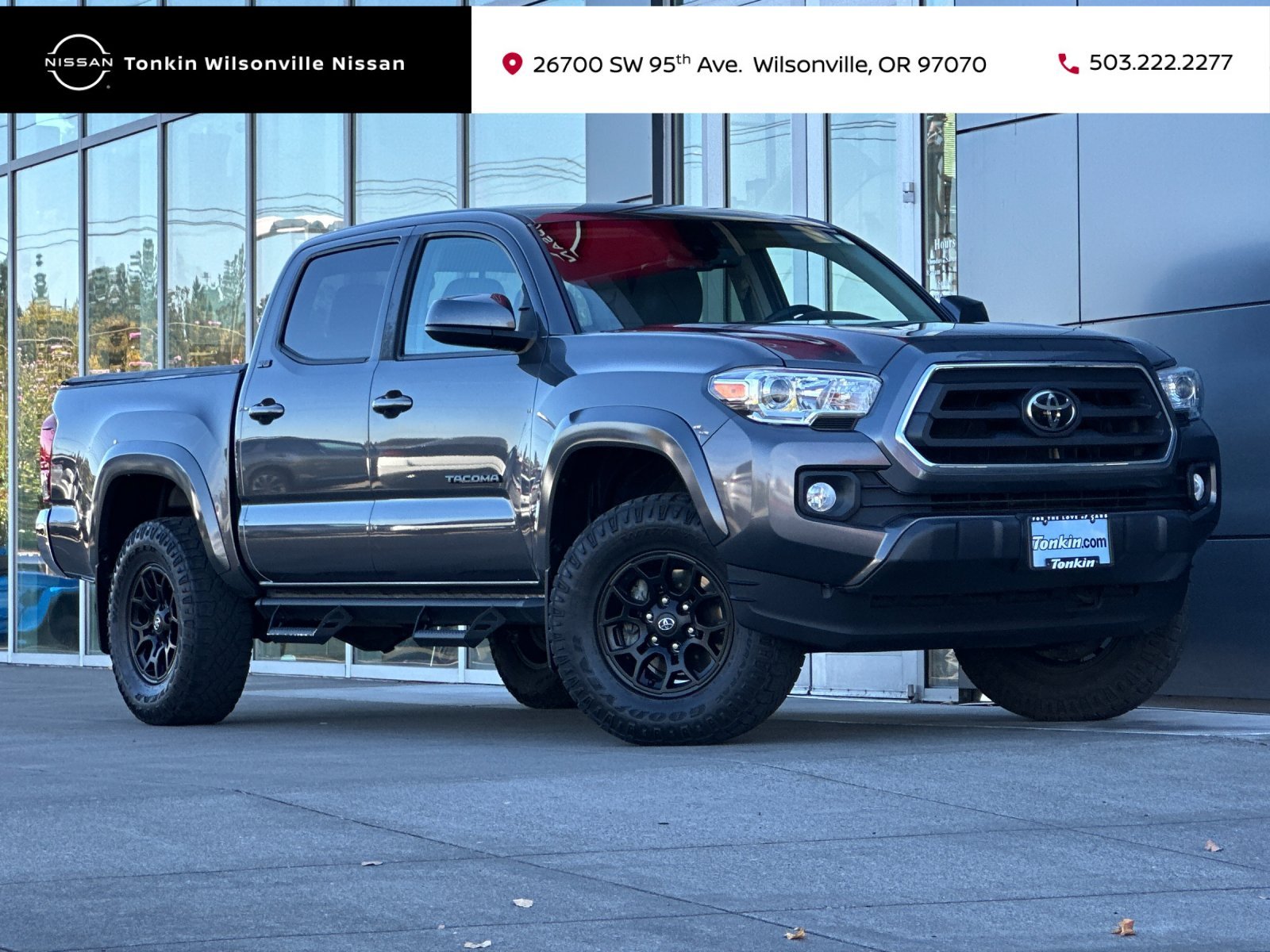 Used 2021 Magnetic Gray Metallic Toyota SR5 image 1