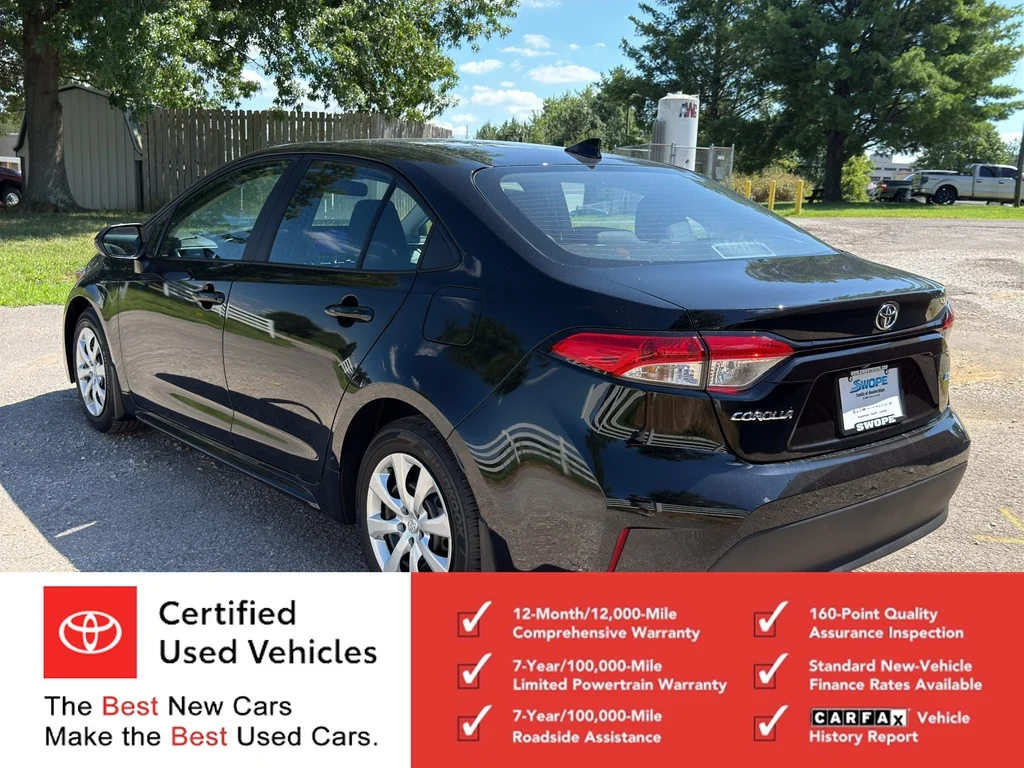 Certified Used 2026 Midnight Black Metallic Toyota LE image 5