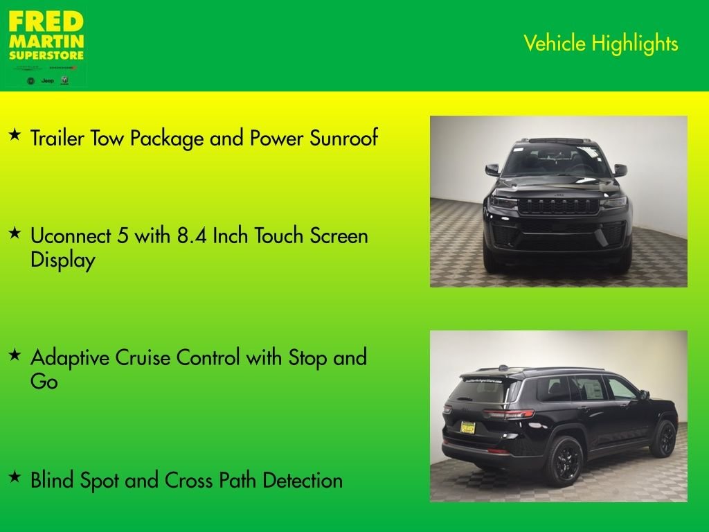 New 2026 Diamond Black Crystal Pearl-Coat Exterior Paint Jeep Laredo image 14