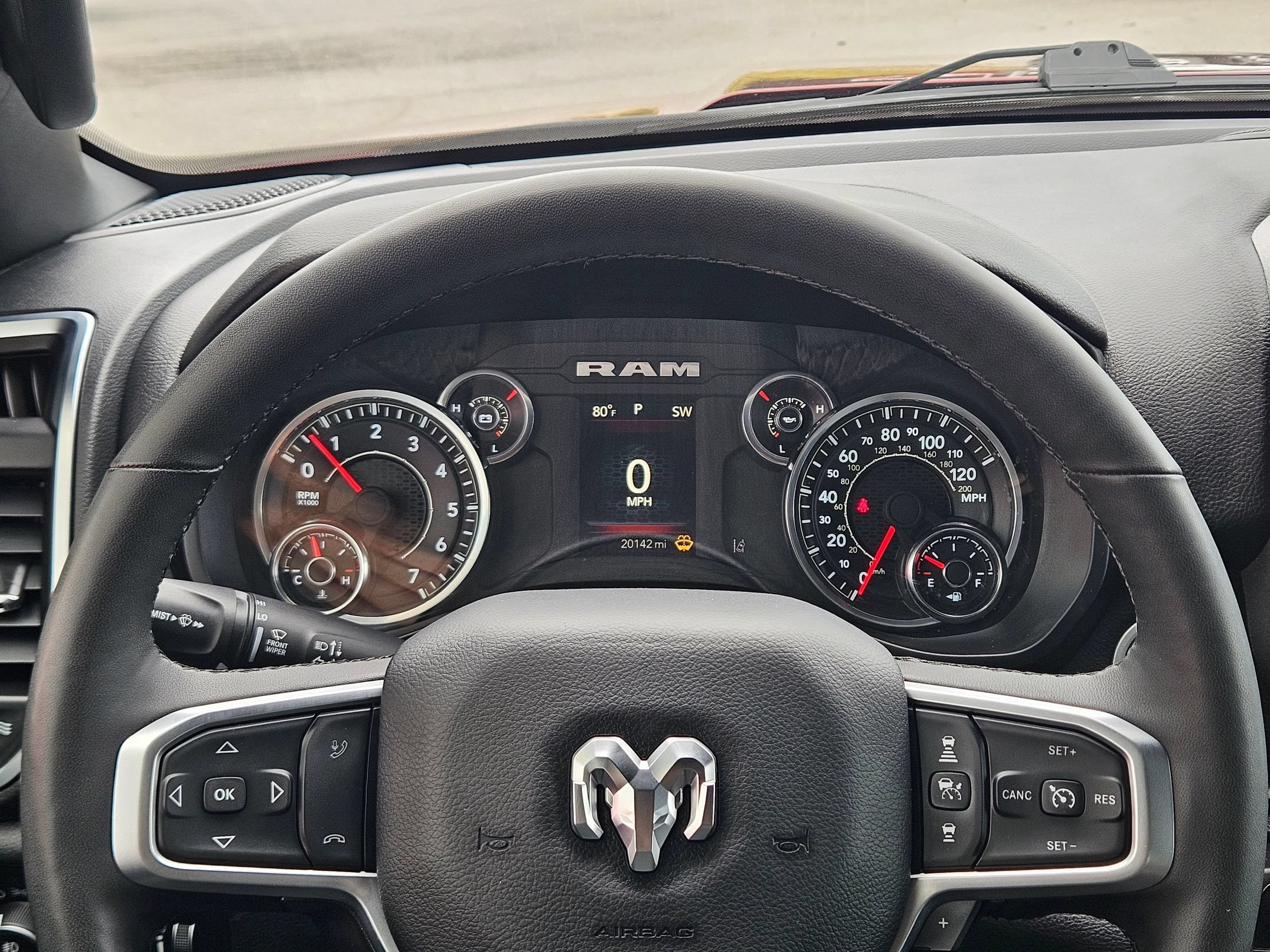 Used 2025 Delmonico Red Pearlcoat RAM Big Horn image 17