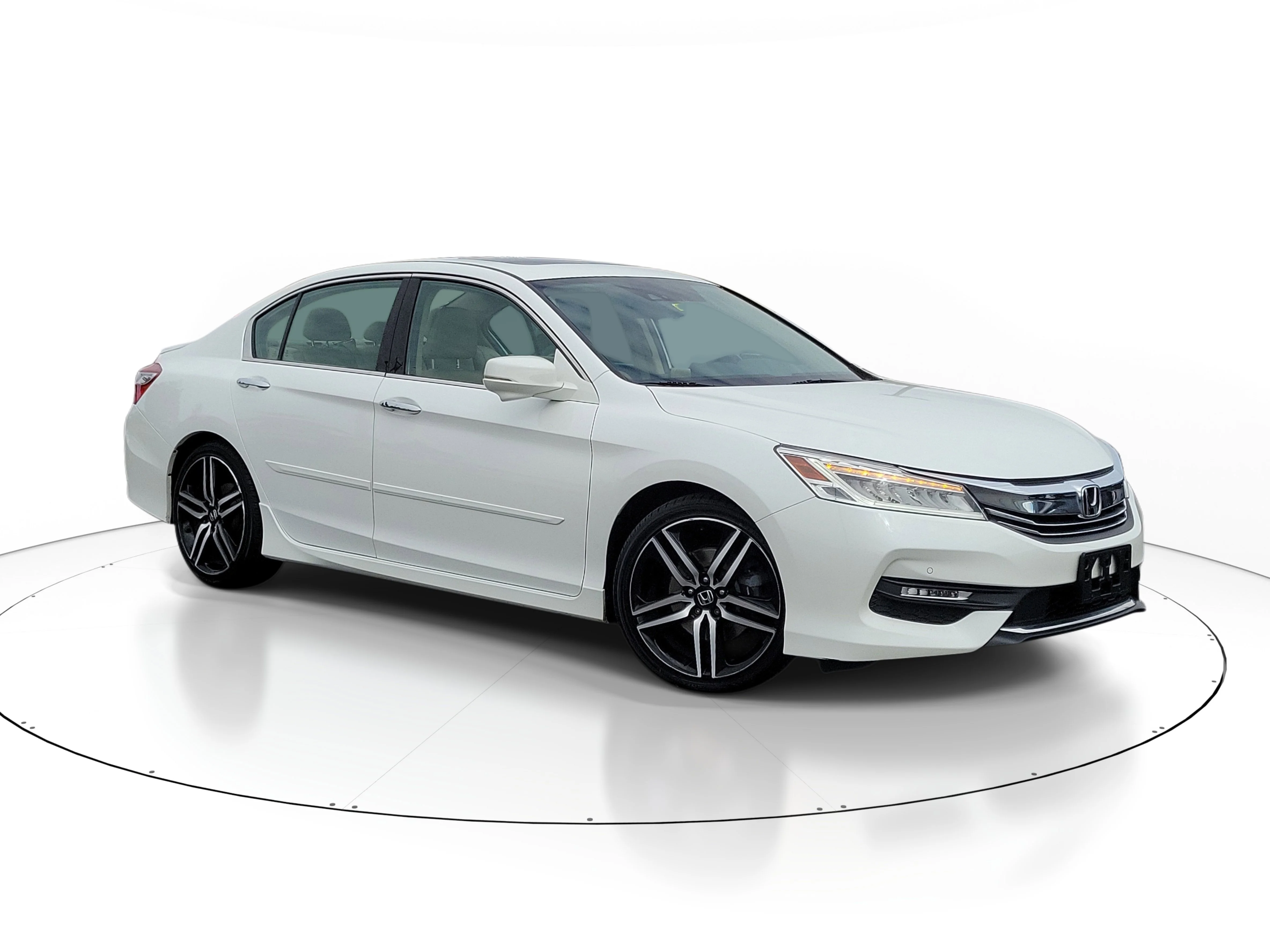 White 2016 Honda Accord Touring Sedan