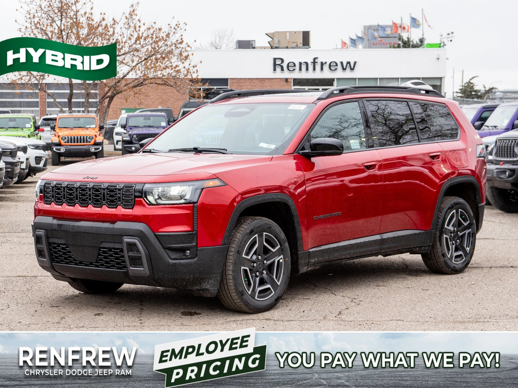 New 2026 Red Jeep Limited * Hybrid image 1