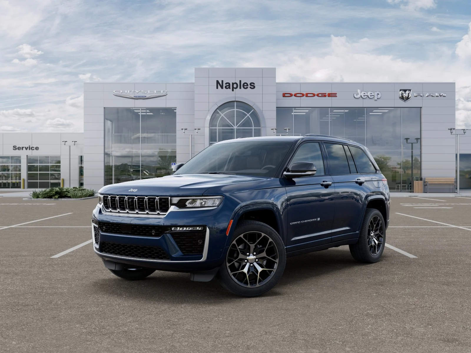New 2026 Fathom Blue Pearl-Coat Exterior Paint Jeep Summit image 27