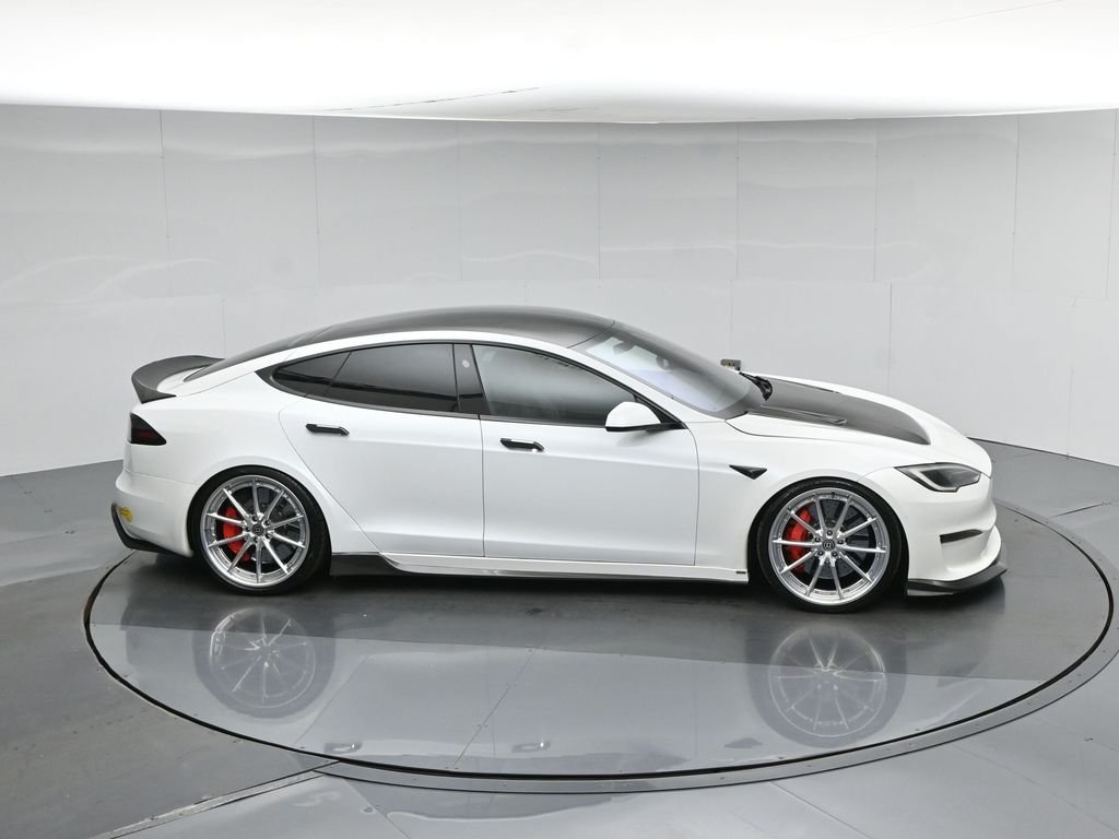 Used 2022 White Tesla Plaid image 52