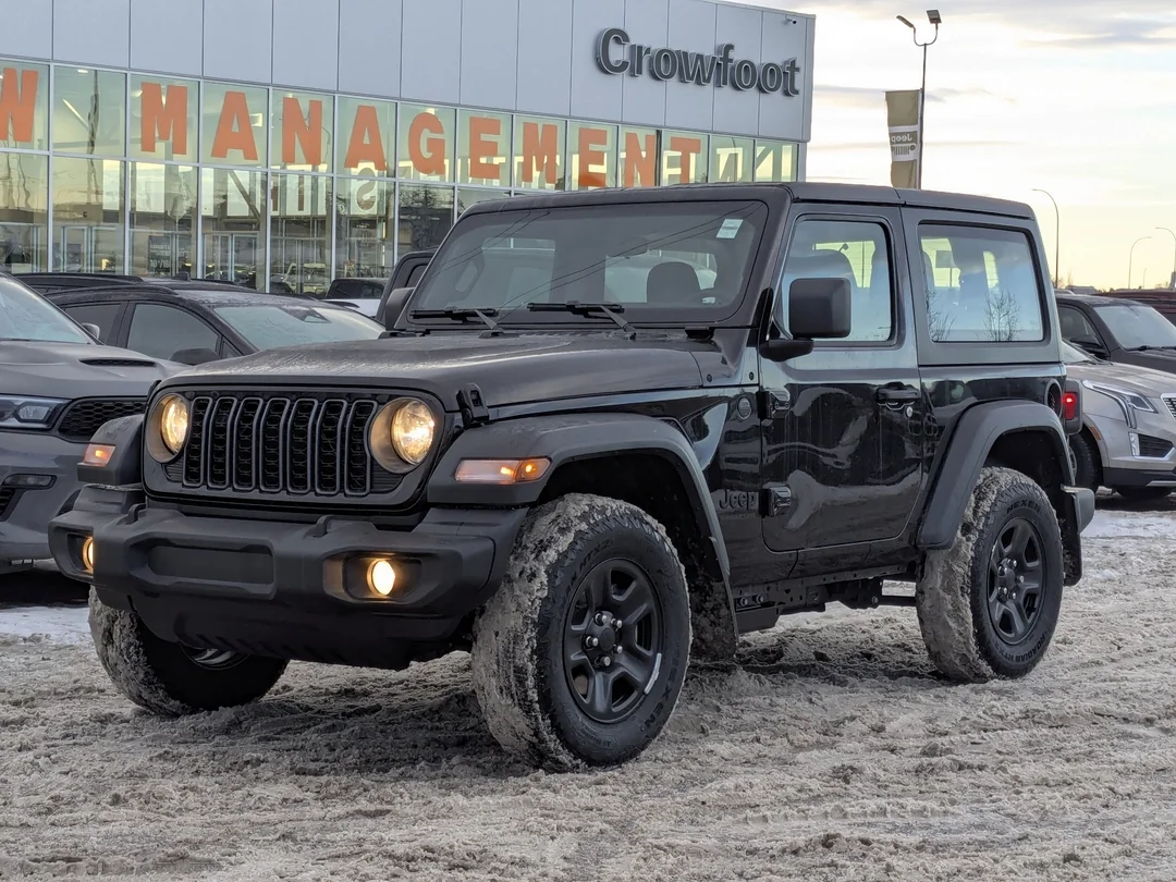 New 2026 Black Jeep Sport - - 4x4 - 2.0L Turbo Engine - 12.3 Uconnect 5 Display - Black Freedom Hardtop & More! image 4