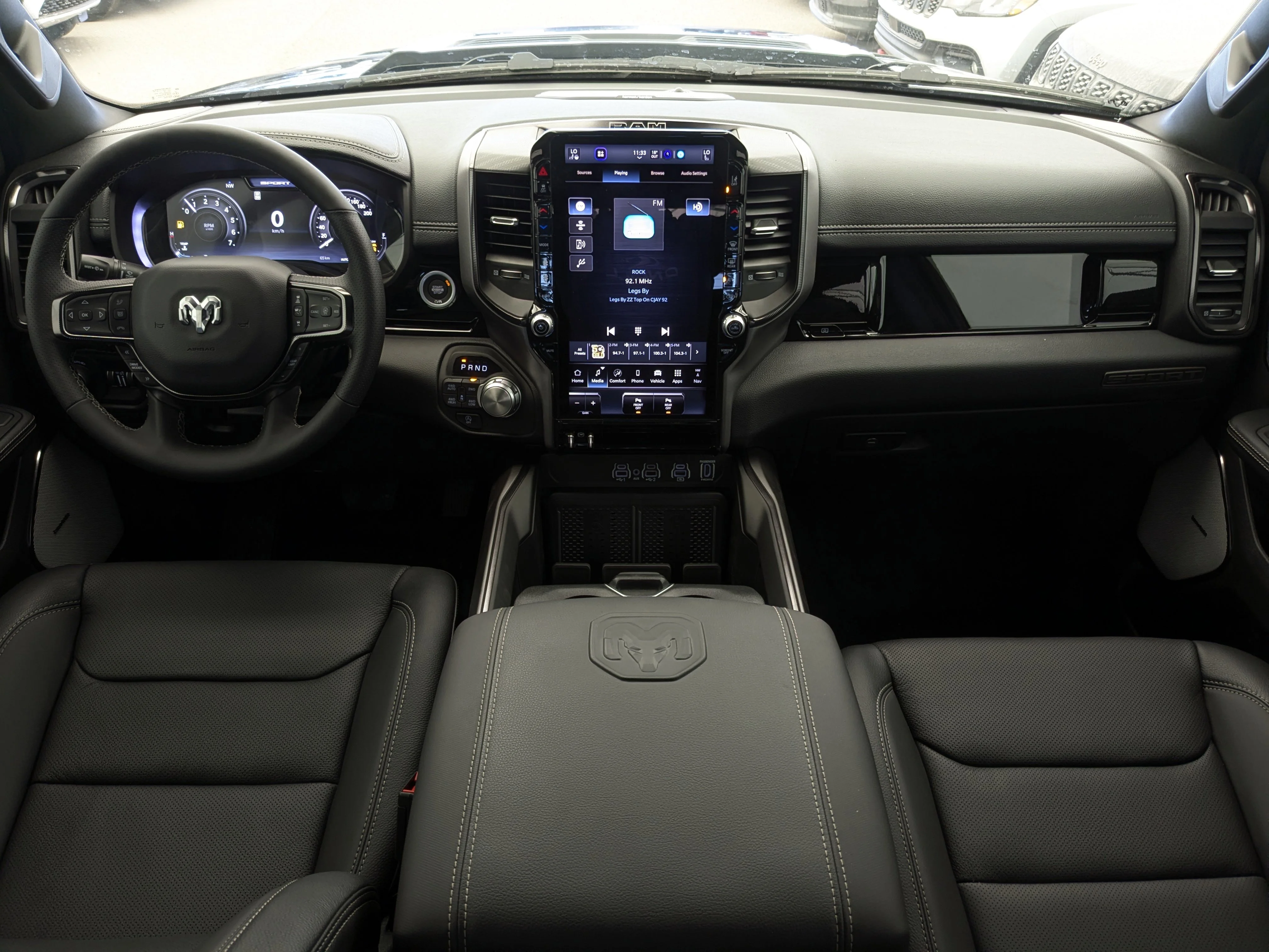 New 2026 Black RAM Sport - HEMI V8 - Level 1 Equip - Sunroof - Cold Air Intake - Cat Back Exhaust - 22 Fuel Wheels image 29