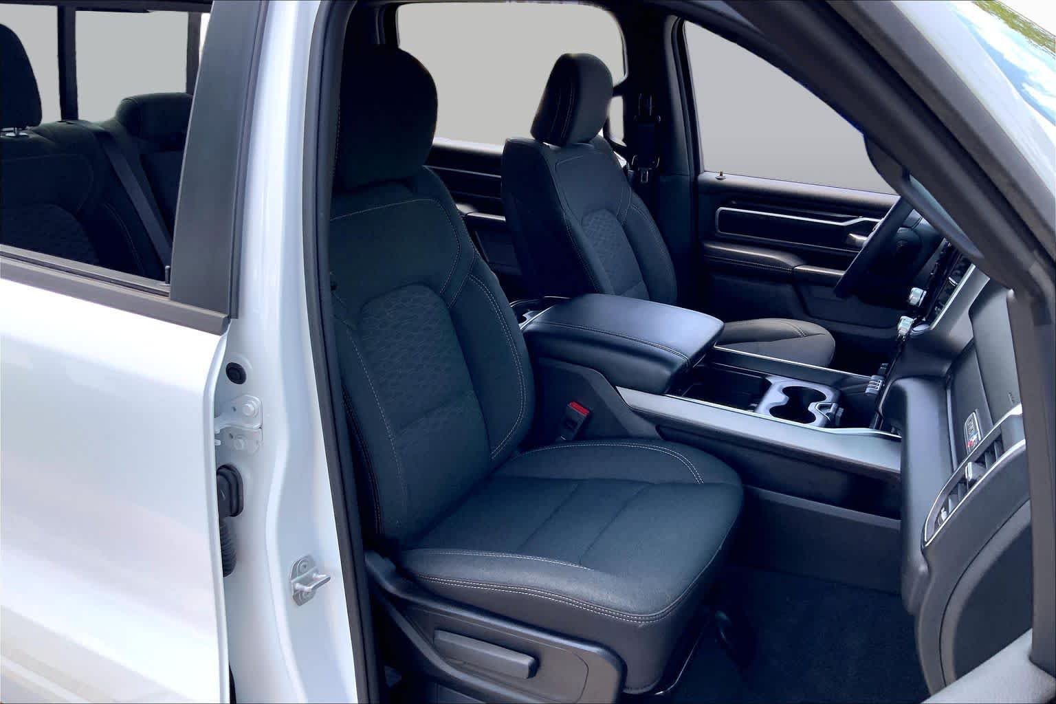 Used 2025 Bright White Clearcoat Ram Lone Star image 8