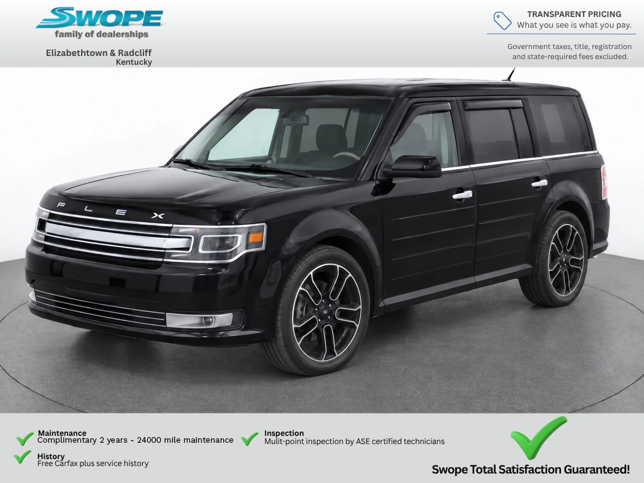 Used 2015 Tuxedo Black Metallic Ford Limited image 1