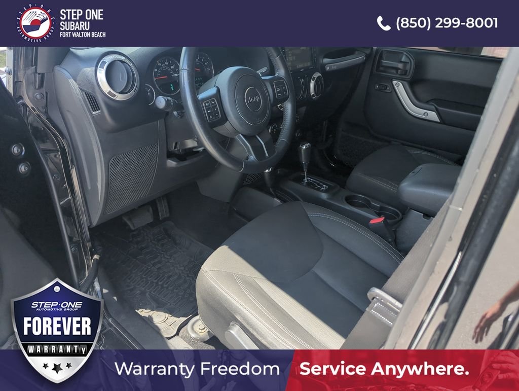 Used 2017 Black Jeep Unlimited Sahara image 11