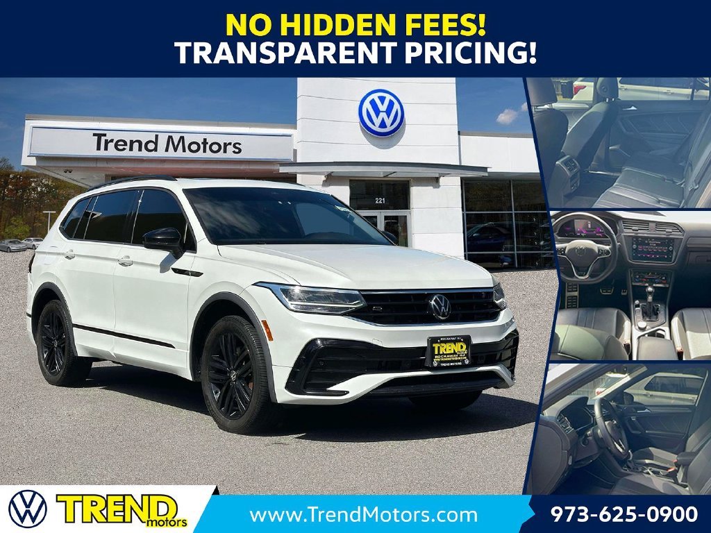 Used 2022 White Volkswagen 2.0T SE R-Line Black image 1