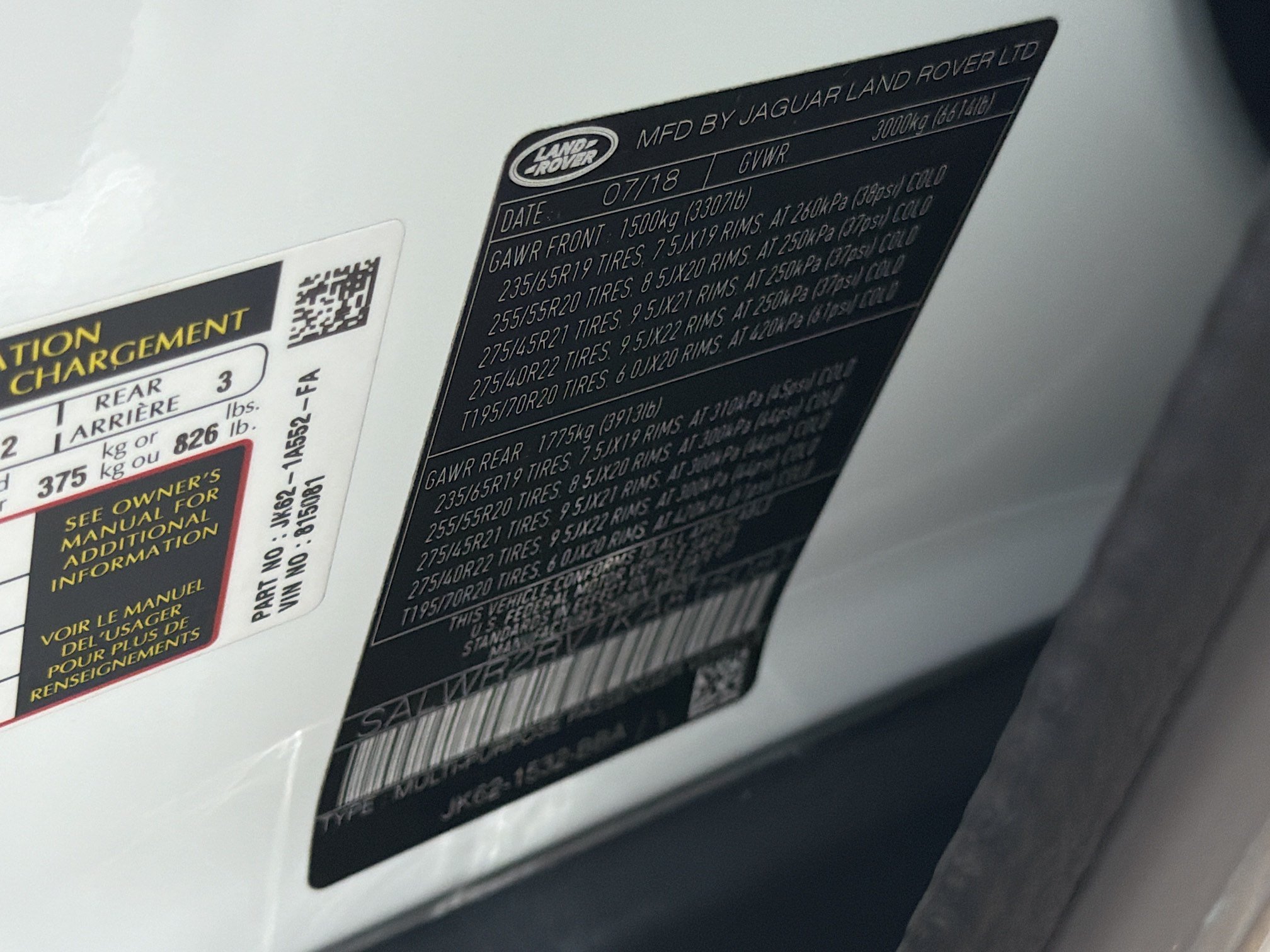 Used 2019 Fuji White Land Rover HSE image 43