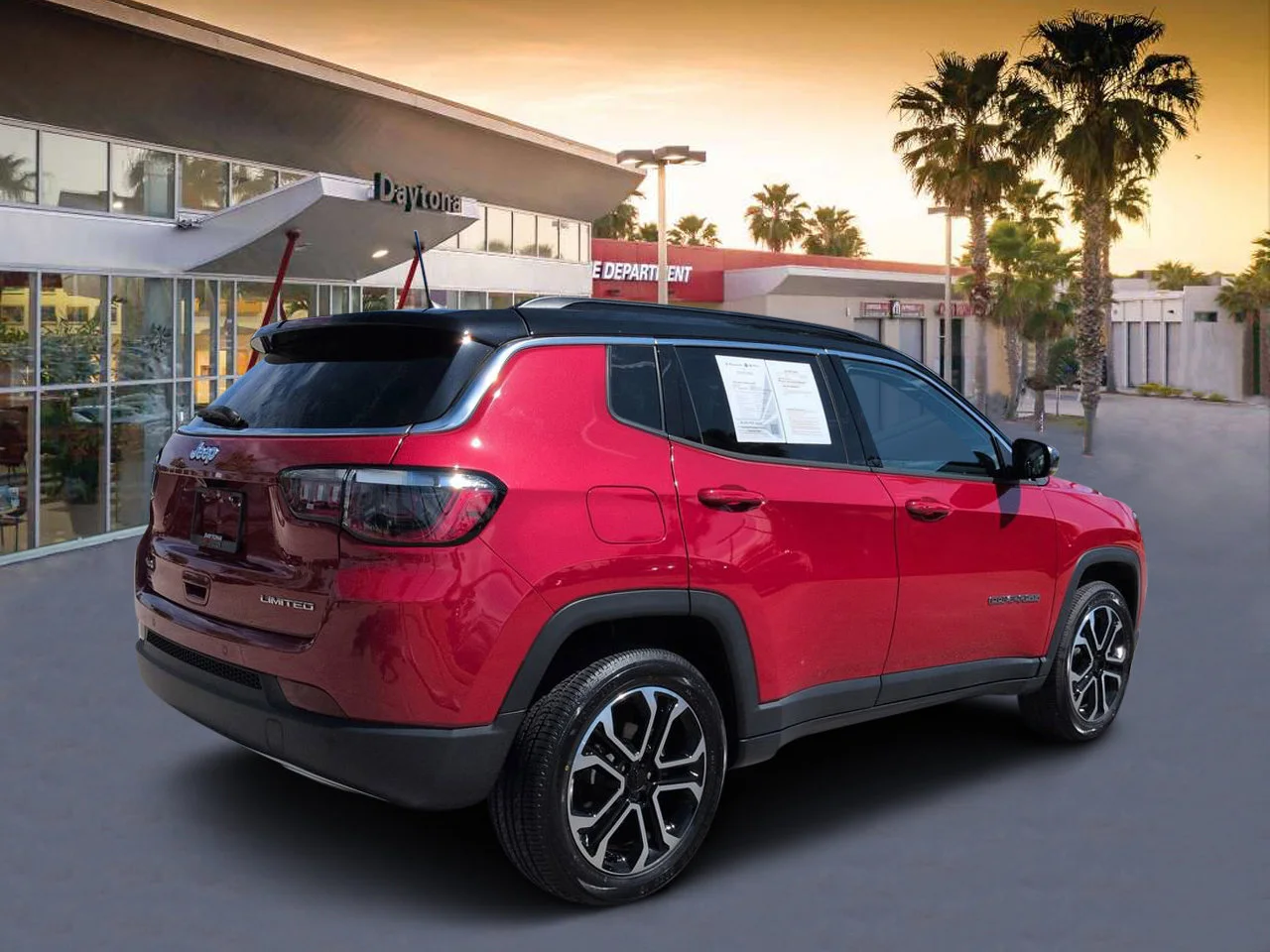 Used 2023 Redline Pearlcoat Jeep Limited image 3