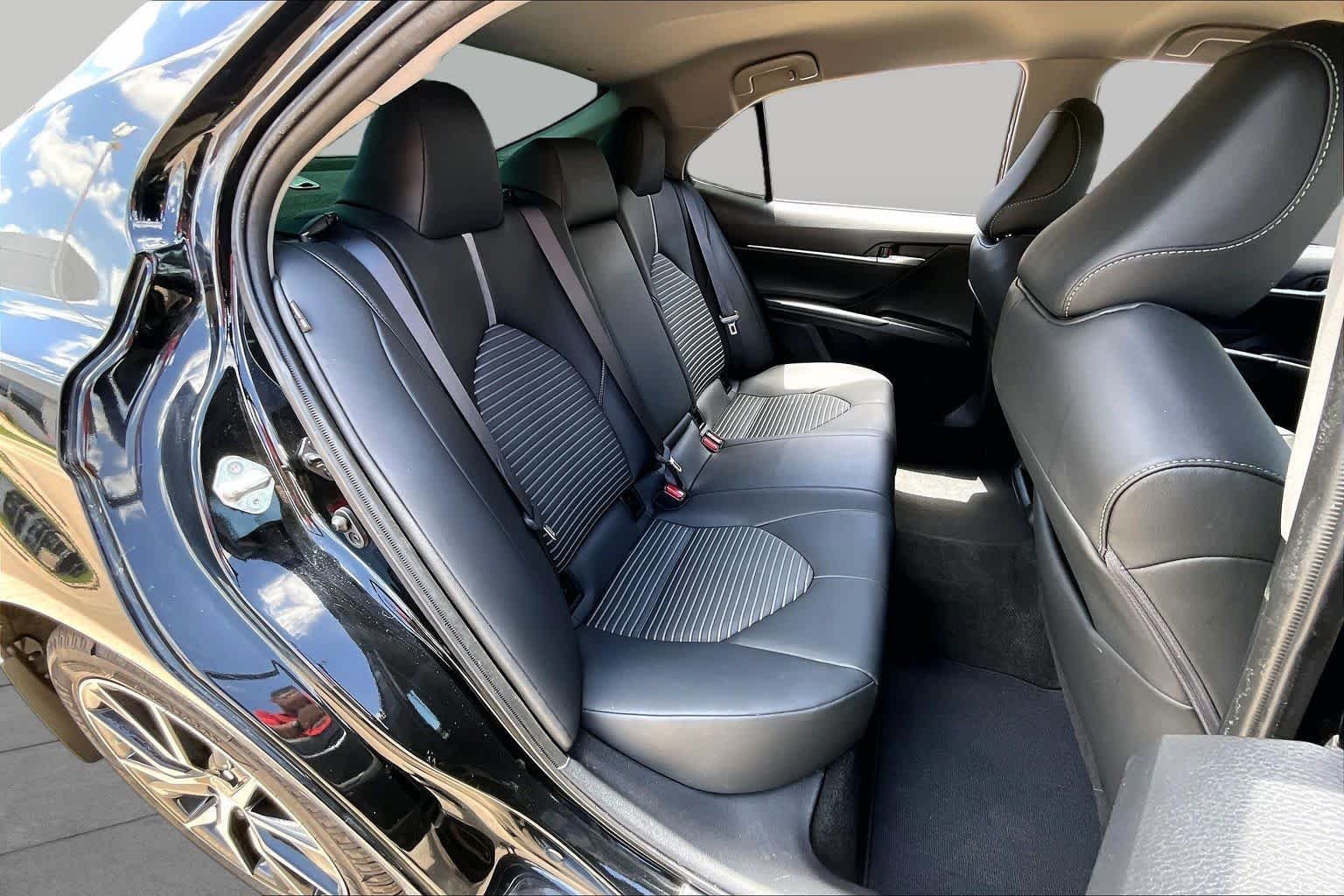Used 2023 Midnight Black Metallic Toyota SE Nightshade image 18