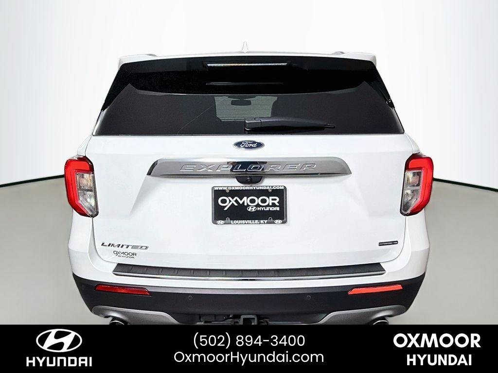 Used 2020 Star White Metallic Tri-Coat Ford Limited HYBRID image 6