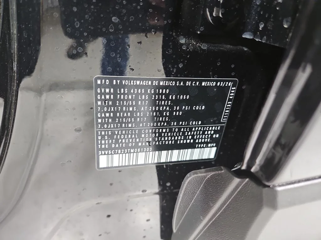 New 2026 Black Volkswagen 1.5T S image 26